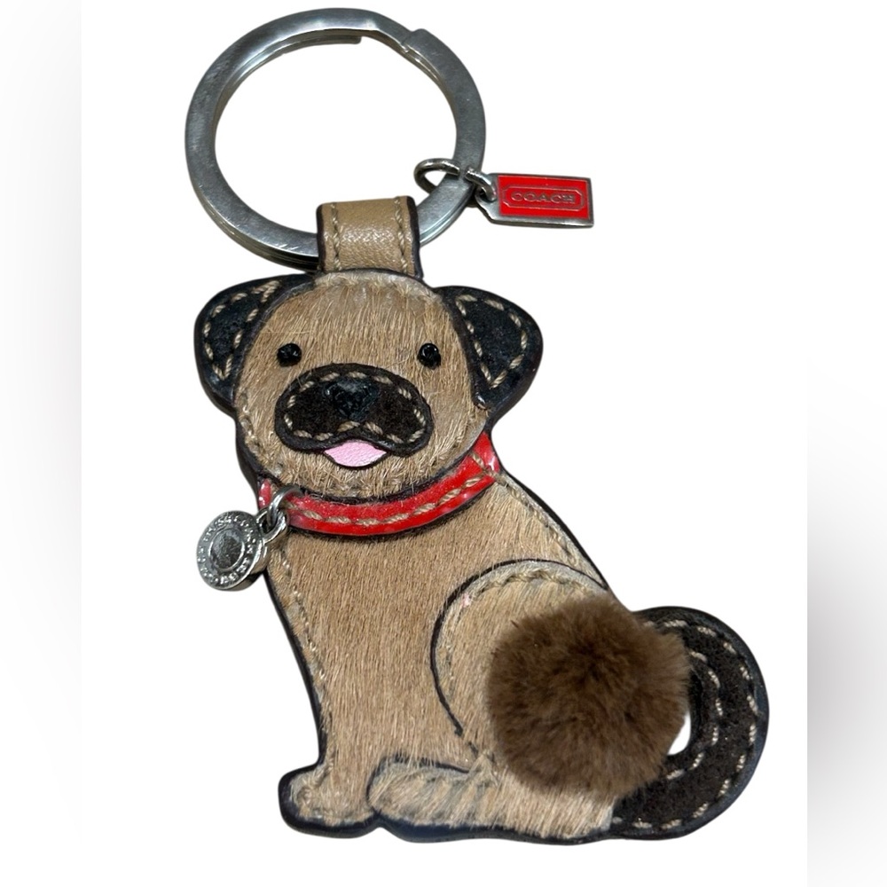 Coach Pug Key Fob